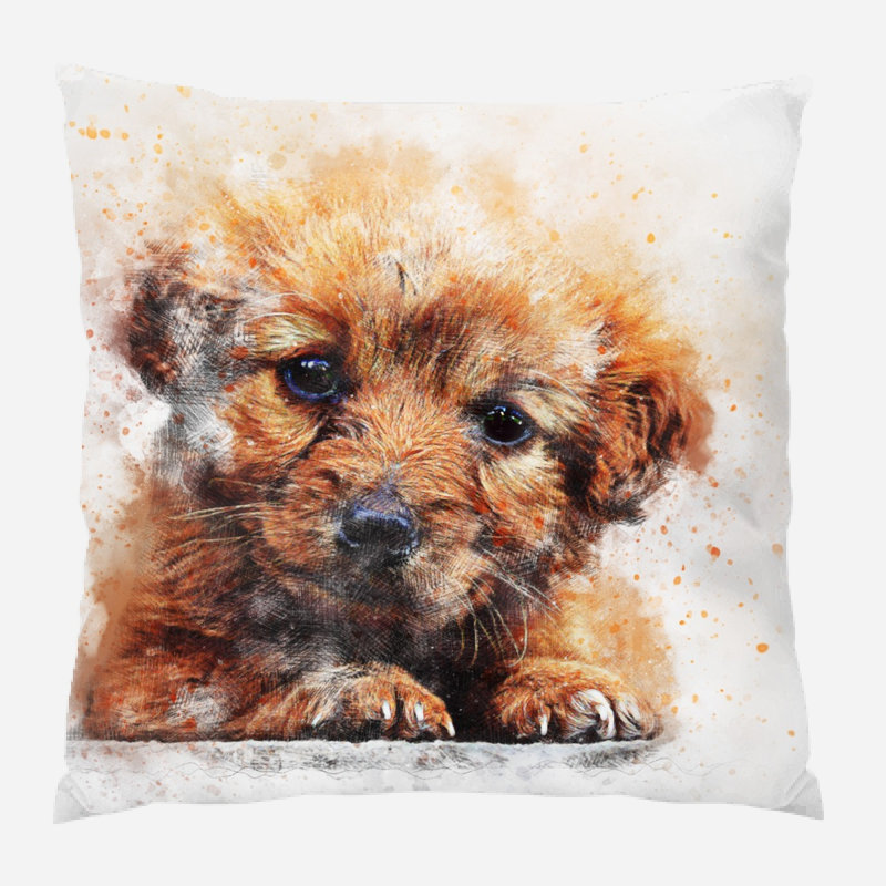Coussin pour chien Raynor, Microsuède, Intérieur