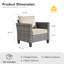 Chaise de patio avec coussins-845824888