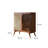 Chinese Style Simple Shoe Cabinet Side Cabinet 15 Pair Shoe Storage Cabinet
