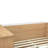 Wooden Platform Bed with 6 Drawers, Shelves, desk and Wardrobe-117975385