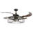 48" Retractable Blade Ceiling Fan with Light and Remote, Modern Fandelier Ceiling Fan, Patented Design Technology, Stronger Thicker Blades, Oil Rubbed Bronze-296771809