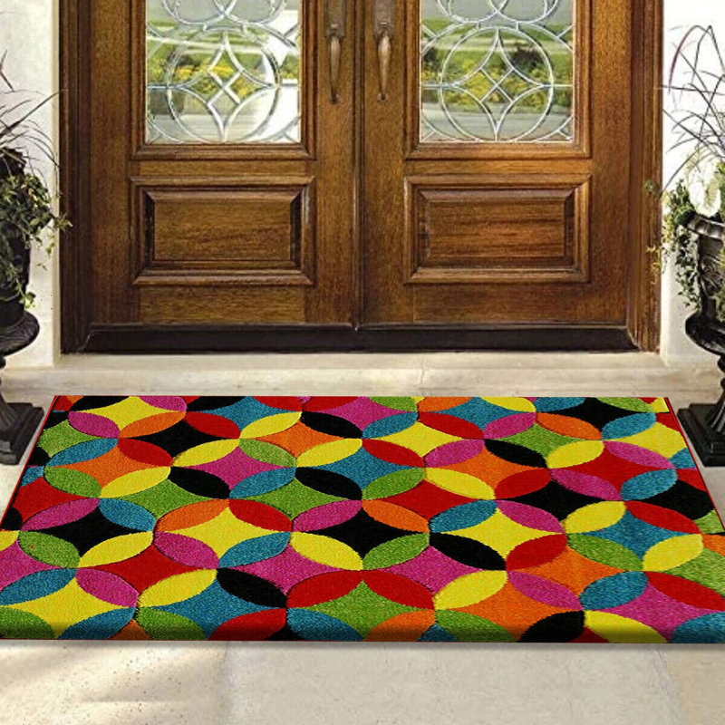 Lili-Mai Geometric Area Rug, Rectangle 60 x 110cm