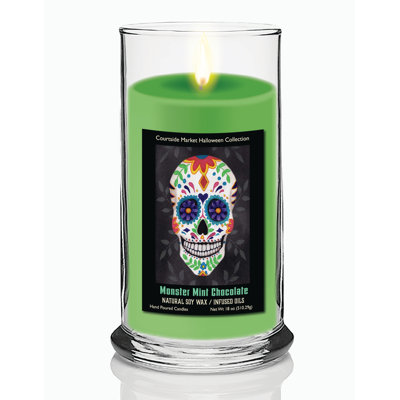 Bougie en verre Status Skull 2 ​​Vertical 18 oz