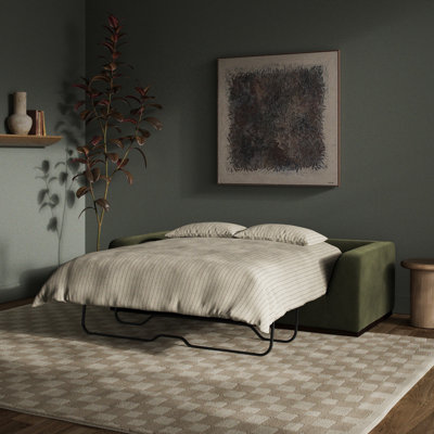 Canapé-lit Fontana - Sienna vieilli olive - Grand