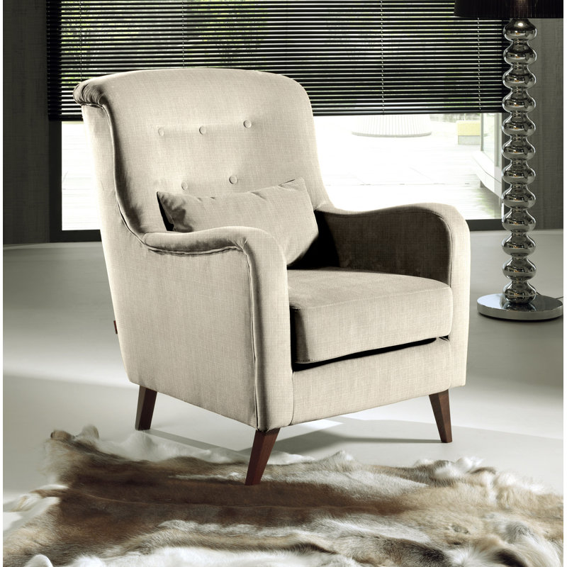 Deshaun Armchair, Beige