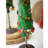 SET OF TWO RECYCLED METAL CHRISTMAS TREES
