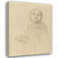 «Study of Woman Praying» par Alphonse Legros - Art mural sur toile tendue avec châssis-1533992192