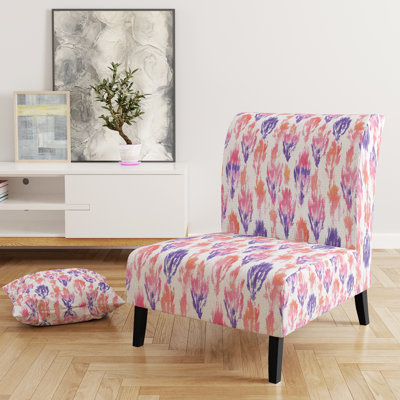 Fauteuil d'appoint Boho - Soft Ikat Orange
