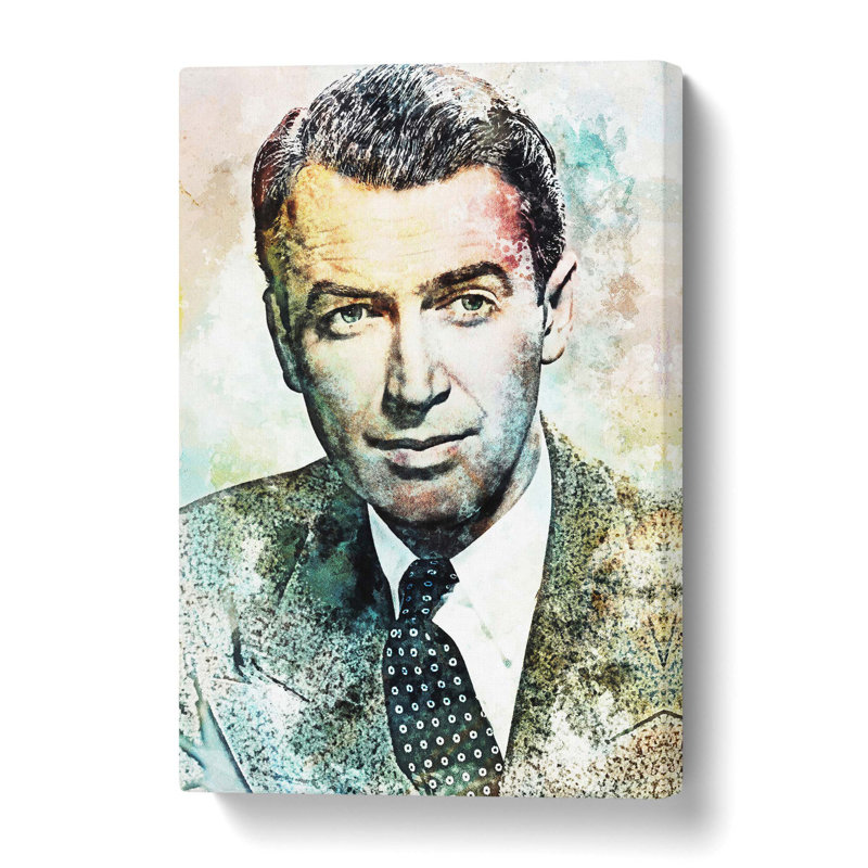 James Stewart - Wrapped Canvas, 50.8 cm H x 35.6 cm W