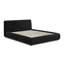 Lit en velours taupe texturé-1358582611-1358582604