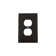 Rope 1-Gang Duplex Outlet Wall Plate