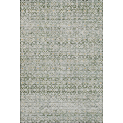 Premium Machine Washable Bucz AMF1747 Stripe Rug