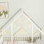 Lit en bois en forme de maison en bois avec clôture-1563204515-1563204513