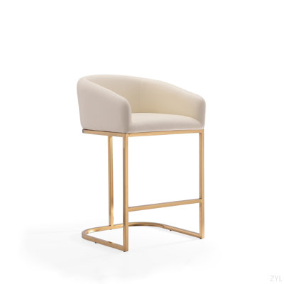 Tabouret de comptoir rembourré Louvre