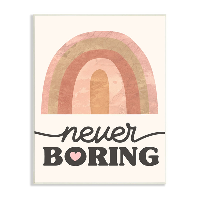 Illustration de plaque murale surdimensionnée, "Never Baraing Desert", cœur rose par Daphne Polselli, H 19 po x l 13 po