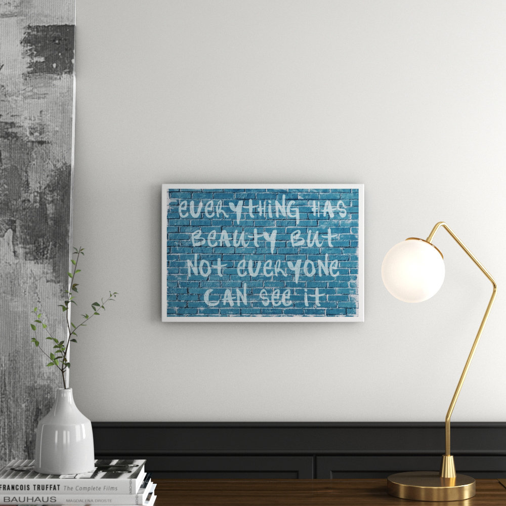'Beauty to the Eye' Textual Art