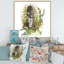 Vintage Old Europe View IX - peinture sur toile encadrée