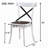 2 Pieces Set Dining Side Chair Rustic