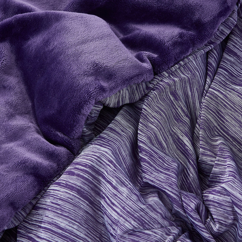 Cooling - Coma Inducer® Oversized Comforter Set - Violet Prism, King Comforter + 2 King Shams