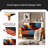 Kahdeem Upholstered 71.6'' Reclining Sleeper Sofa