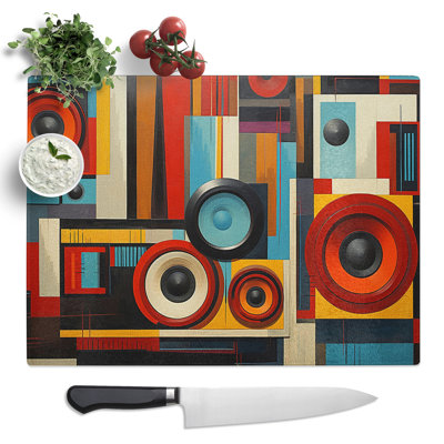 Speakers Constructivism No.2  Glass Chopping Board