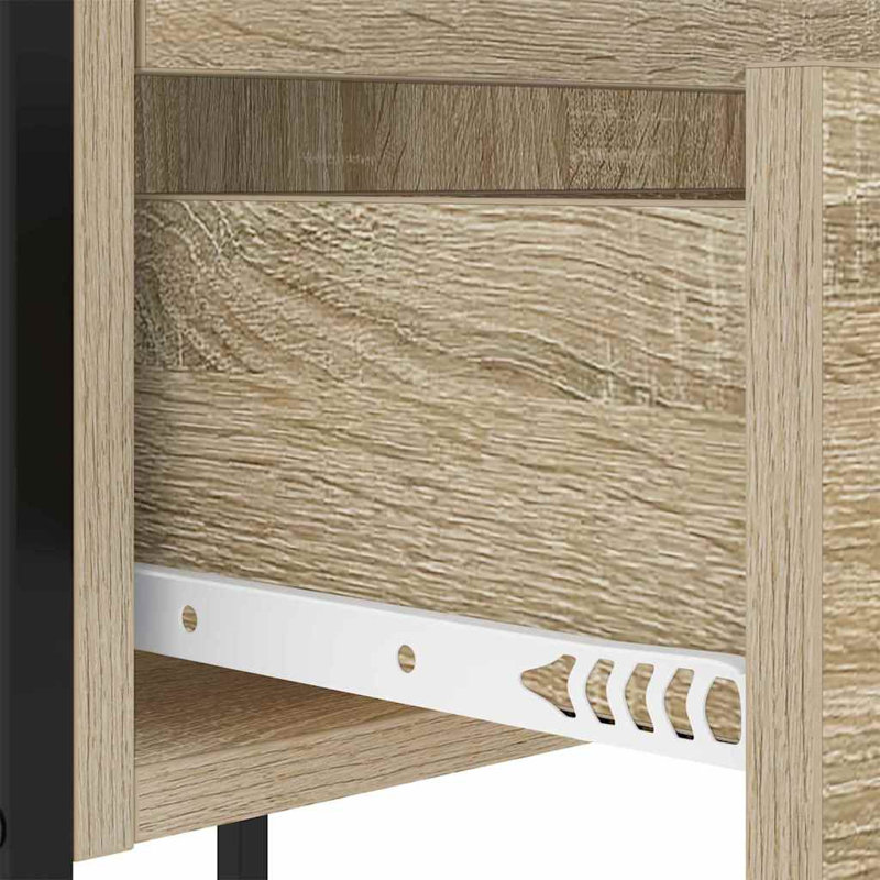 Bedside Cabinet 42 X 41 X 61 Cm Engineered Wood, Sonoma Oak