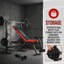 Upgraded Foldable Weight Bench With Storage Posts - 600 LBS Capacity Multi-Position Training Station