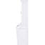 Grand lit blanc avec option de tablette polyvalente - Taille de rangement personnalisable