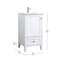 Ensemble de meuble-lavabo simple 18 po Selma-457422002