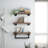 Levan 3 Piece Industrial Pipe Shelves