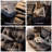 Oversized Sectional Couches for Living Room Adjustable Backrest 31.5" Seat Depth Semi-Reclining Pu Leather Cloud Couch Sleeper Sofa Adjustable Back Chaise Detachable Sailboat Sofa (Black, 91"- 2 Seat)-1189098103-1184063528