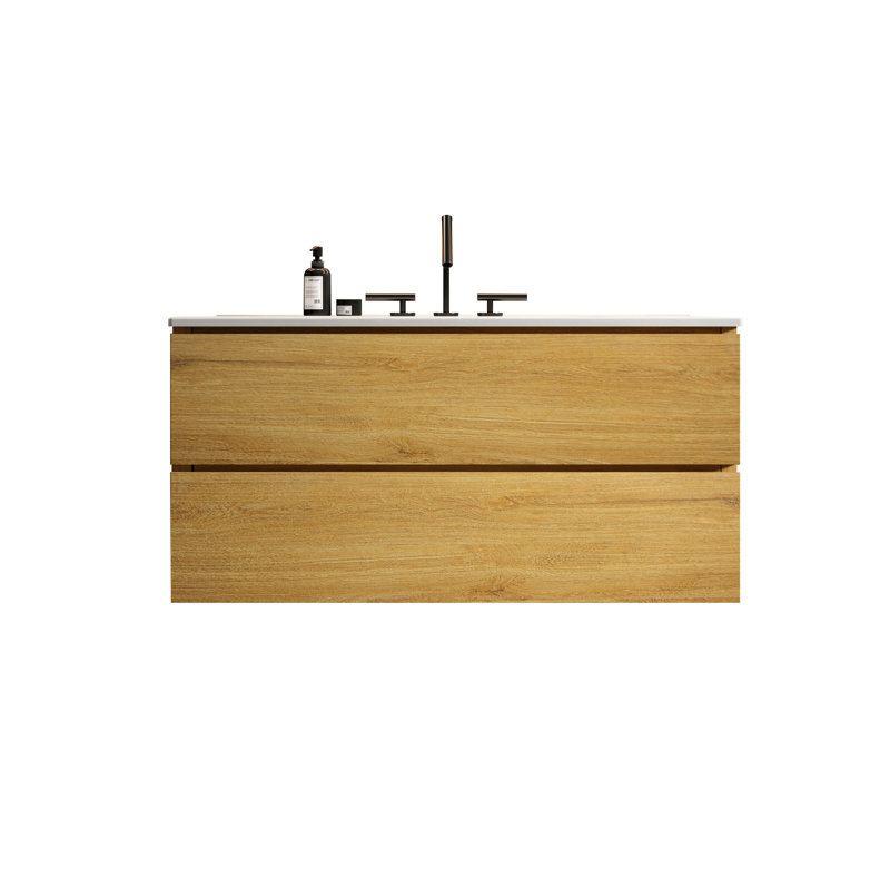 Meuble-lavabo en chêne naturel Modern