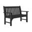 Ensemble 5 pièces de banc et chaise berçante en poly Ayling-106958666
