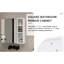 Armoire de salle de bain murale à miroir blanche, miroir transparent, compartiments internes pour soins de la peau avec armoire de rangement