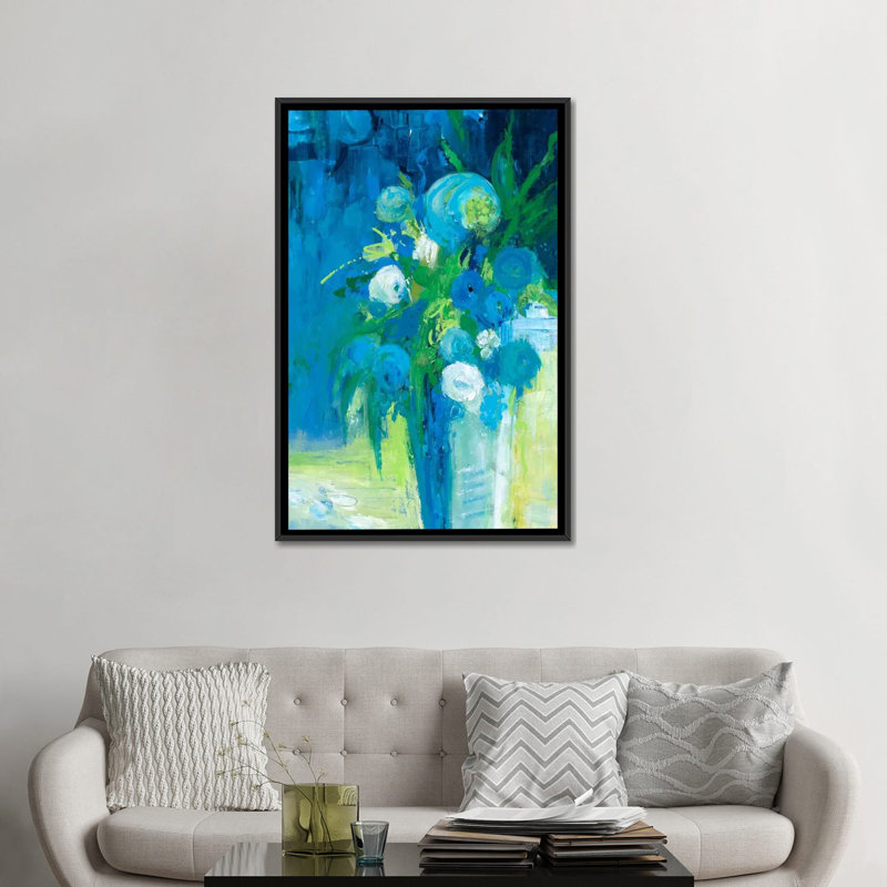 «Literal Imaginings», impression sur toile, H 26 po x l 18 po x P 1,5 po, Toile avec cadre noir, Pas de tapis