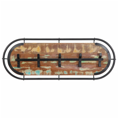 Solid Wood Wall Mounted Coat Rack
