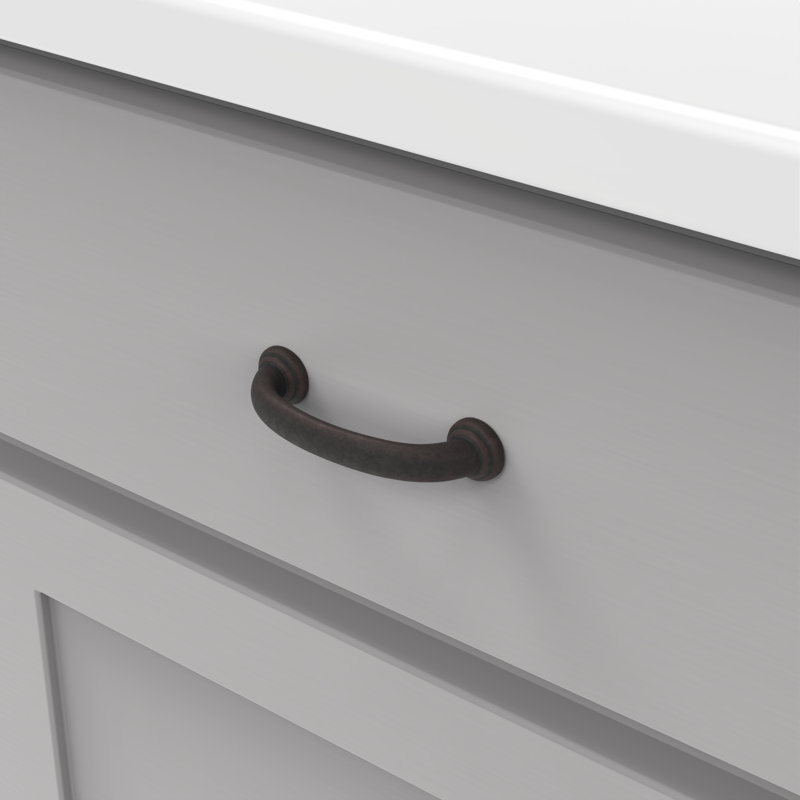 Zephyr Kitchen Cabinet Handles, Solid Core Drawer Pulls for Doors, 3", Oil-Rubbed Bronze