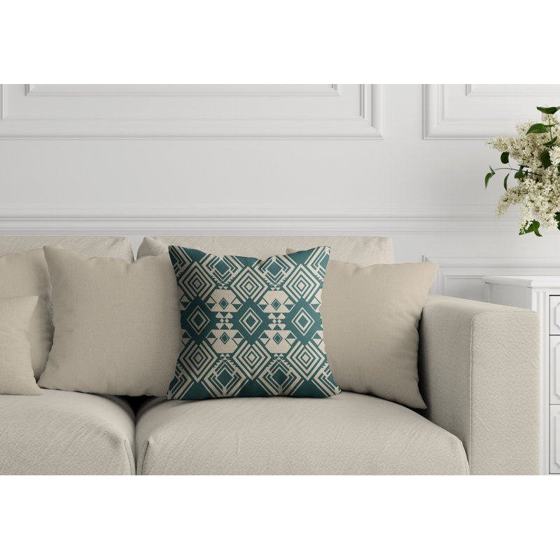 Housse et insert de coussin extérieur d'extérieur, L 19 po x H 19 po, Vert