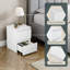 Cunha 29.5cm W Manufactured Wood Bedside Table-1596967417