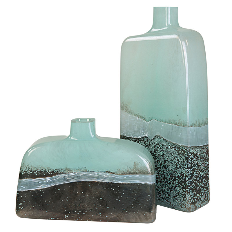 Ensemble de vases de table en verre 2 pièces Atheena