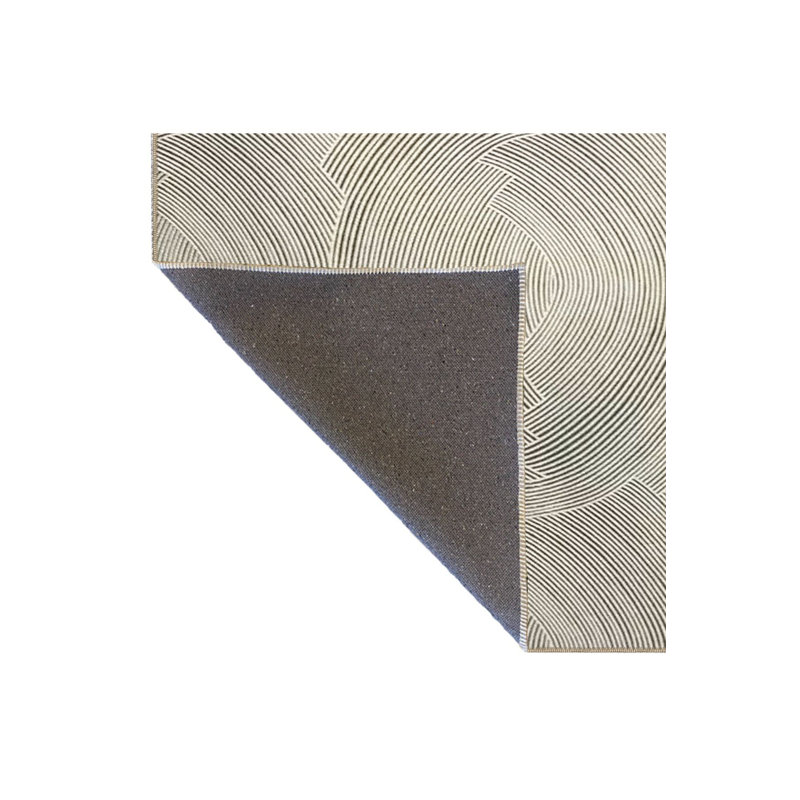 Tapis rond rond à rayures, Rectangle 3'3" x 4'11" Rug Pad Included