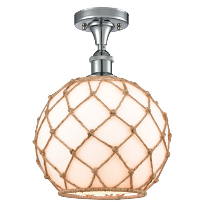 Brianna Glass Semi Flush Mount