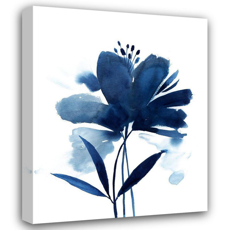 Art sur toile tendue avec Winston Porter Popp, Grace Gallery: Blazing Bloom II, H 44 po x l 36 po