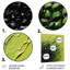 Vert et jaune abstrait avocat I - fruits, art mural en métal-851908179