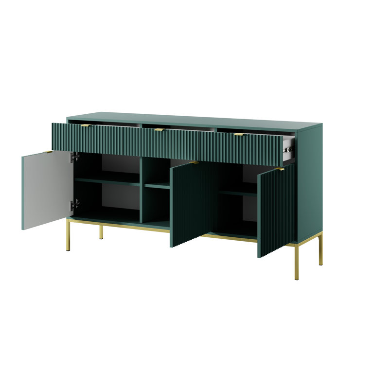 Iriyana 154cm Sideboard, Labrador Green/Golden
