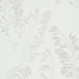 Olio Shrub Leaf on Plain Linen 33' L x 21" W Metallic Wallpaper Roll
