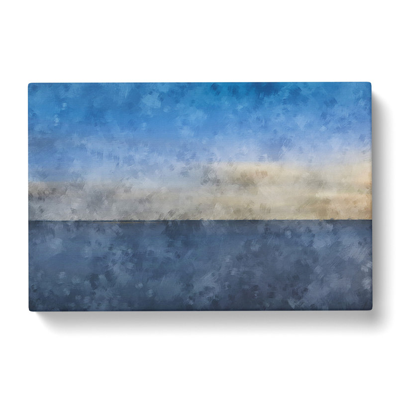 Baltic Sea Horizon - Wrapped Canvas Painting, 50cm H x 76cm W x 3cm D