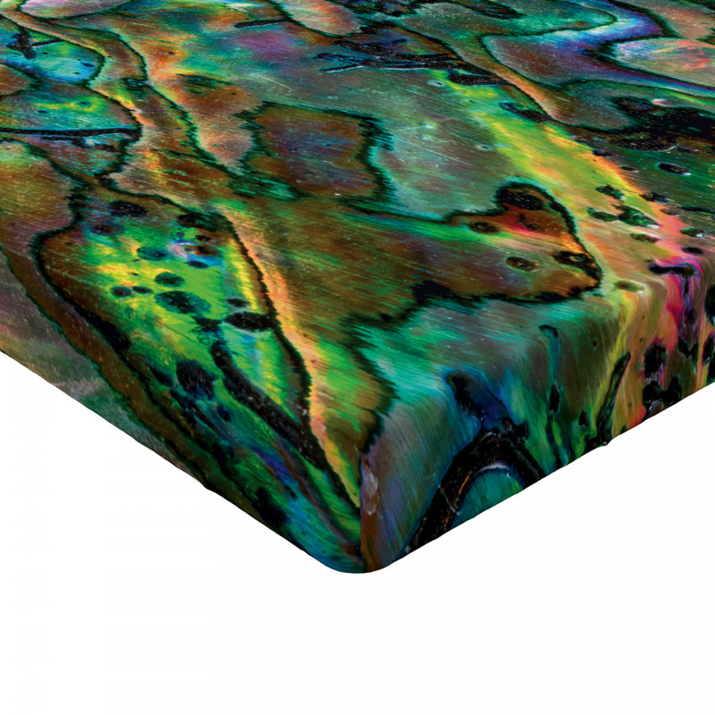 Microfiber Abstract Fitted Sheet, Twin Fitted Sheet