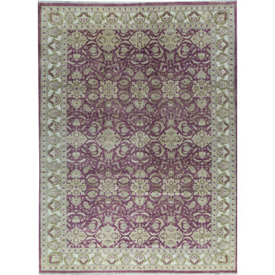 Hand-Knotted High-Quality Rose Area Rug