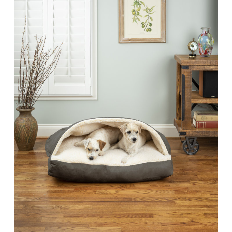 Lit pour chien Snoozer, Petit (l 30 po x P 20 po x H 8 po), Anthracite, Petit (11 à 25 lb)